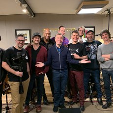 Hamish Stuart with the Masterlink Sessions house band